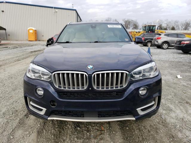 5UXKR0C30H0V77173 - 2017 BMW X5 XDRIVE35I BLUE photo 5