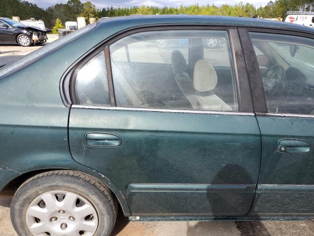 2HGEJ6619XH561391 - 1999 HONDA CIVIC BASE GREEN photo 10