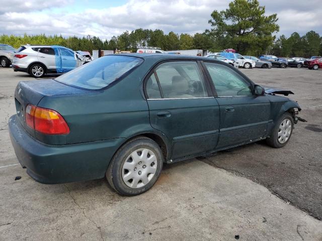 2HGEJ6619XH561391 - 1999 HONDA CIVIC BASE GREEN photo 3