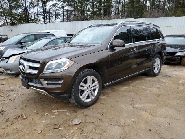 4JGDF7CE1EA269380 - 2014 MERCEDES-BENZ GL 450 4MATIC BROWN photo 1