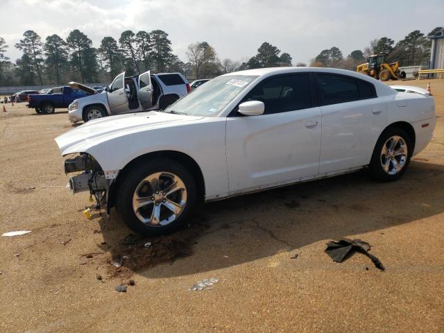 2C3CDXHGXEH207210 - 2014 DODGE CHARGER SXT WHITE photo 1