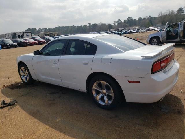 2C3CDXHGXEH207210 - 2014 DODGE CHARGER SXT WHITE photo 2