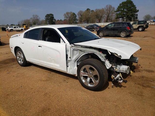 2C3CDXHGXEH207210 - 2014 DODGE CHARGER SXT WHITE photo 4