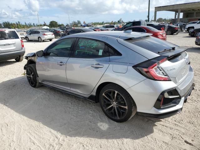 SHHFK7H40MU233077 - 2021 HONDA CIVIC SPORT 银色 照片 2