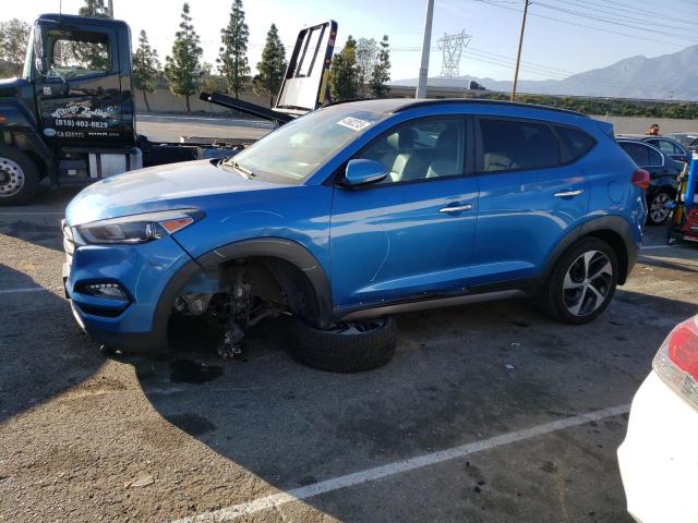 KM8J33A24GU191448 - 2016 HYUNDAI TUCSON LIMITED BLUE photo 1