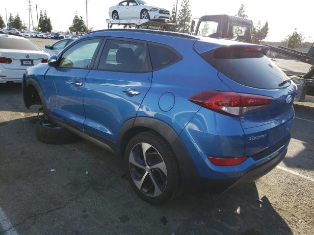 KM8J33A24GU191448 - 2016 HYUNDAI TUCSON LIMITED BLUE photo 2