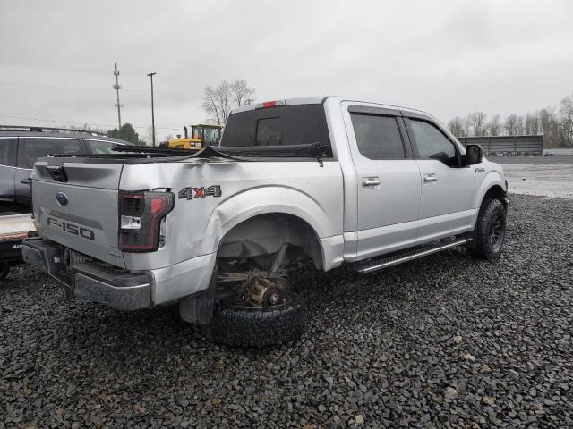 1FTEW1E41KFA43736 - 2019 FORD F150 SUPERCREW SILVER photo 3