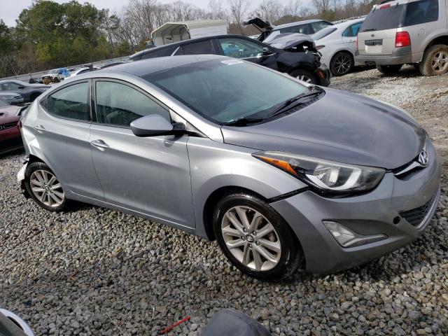 KMHDH4AE6FU226178 - 2015 HYUNDAI ELANTRA SE SILVER photo 4