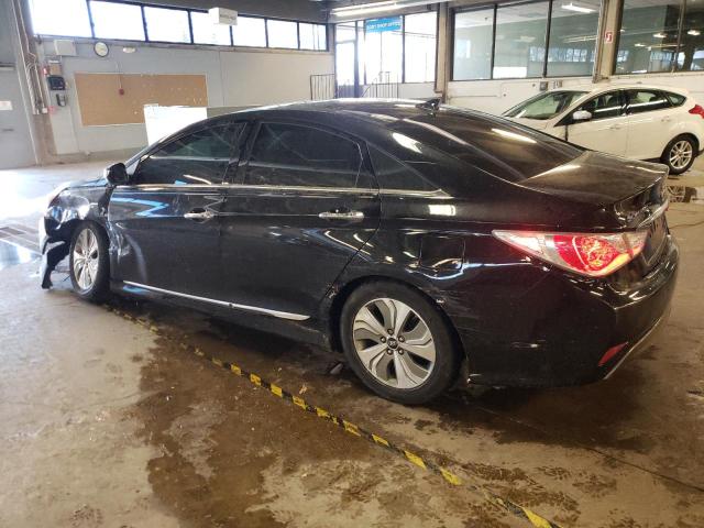 KMHEC4A41FA121947 - 2015 HYUNDAI SONATA HYBRID BLACK photo 2