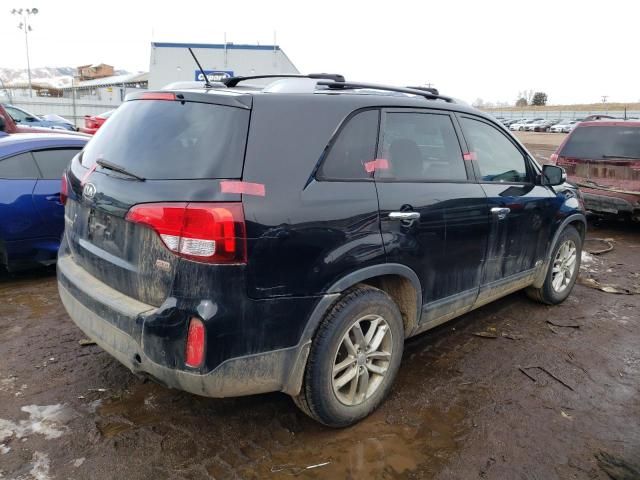 5XYKTDA78EG514473 - 2014 KIA SORENTO LX BLACK photo 3