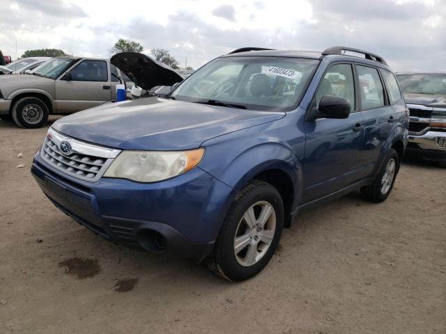 JF2SHABC8DH402467 - 2013 SUBARU FORESTER 2.5X BLUE photo 1