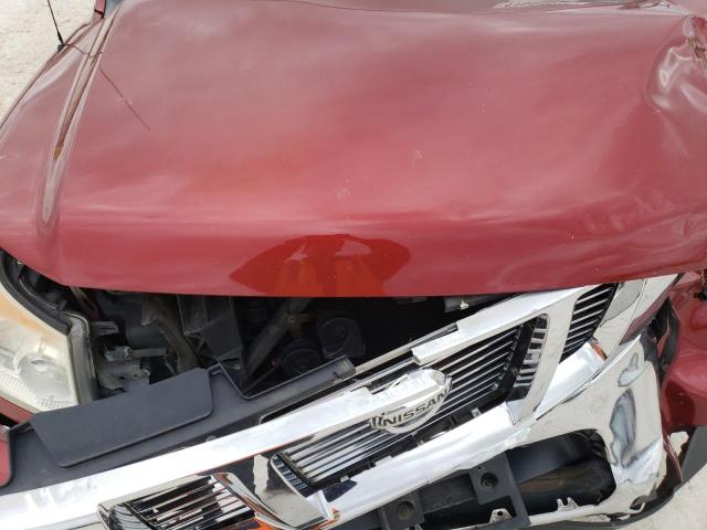 1N6BA0ED4EN514684 - 2014 NISSAN TITAN S RED photo 11