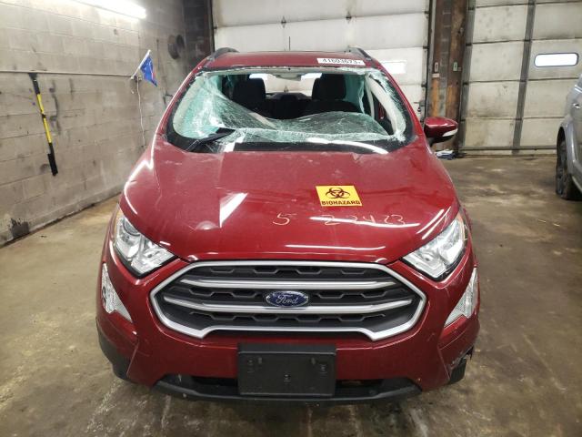 MAJ6P1ULXJC240808 - 2018 FORD ECOSPORT SE RED photo 5