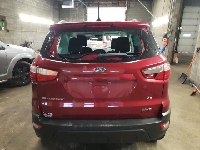 MAJ6P1ULXJC240808 - 2018 FORD ECOSPORT SE RED photo 6