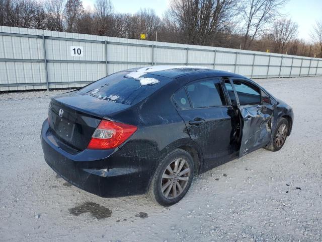 2HGFB2F9XCH577206 - 2012 HONDA CIVIC EXL BLACK photo 3