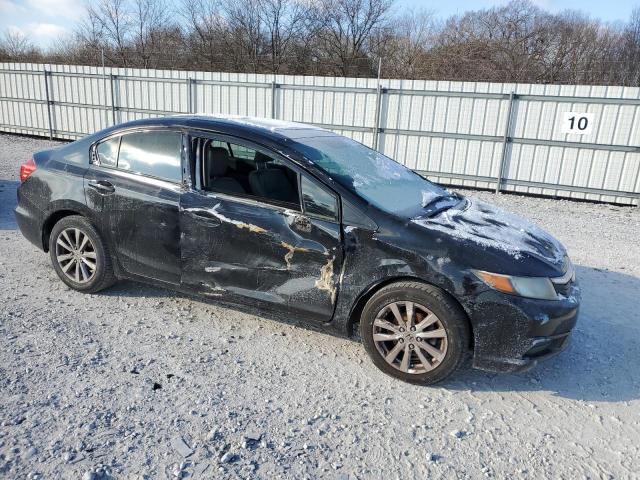 2HGFB2F9XCH577206 - 2012 HONDA CIVIC EXL BLACK photo 4