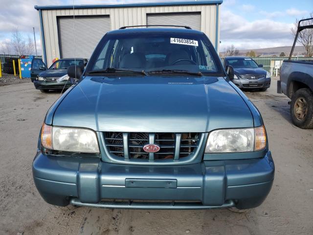 KNDJA7235Y5647526 - 2000 KIA SPORTAGE TURQUOISE photo 5