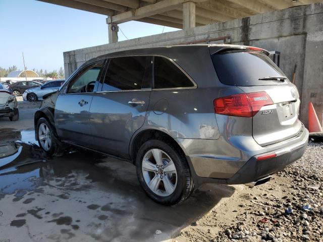 2HNYD2H22BH547045 - 2011 ACURA MDX GRAY photo 2