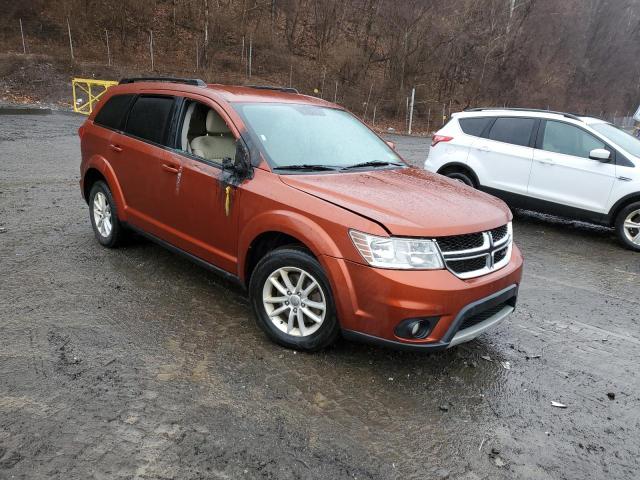 3C4PDCBG9ET296788 - 2014 DODGE JOURNEY SXT ORANGE photo 4