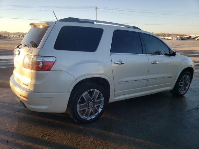 1GKKVTED0CJ135232 - 2012 GMC ACADIA DENALI WHITE photo 3