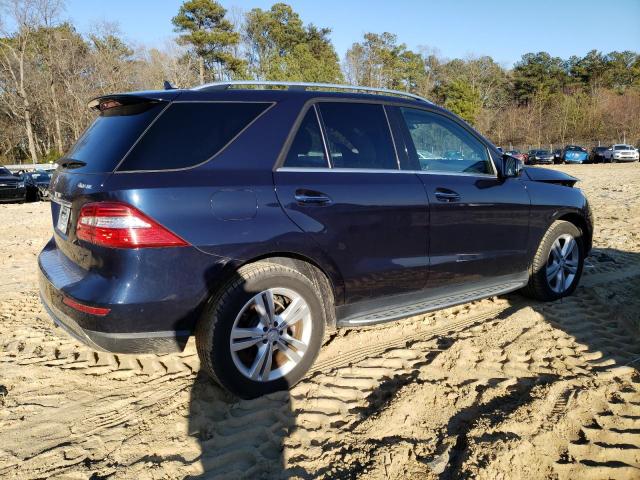 4JGDA5HB6DA118647 - 2013 MERCEDES-BENZ ML 350 4MATIC BLUE photo 3