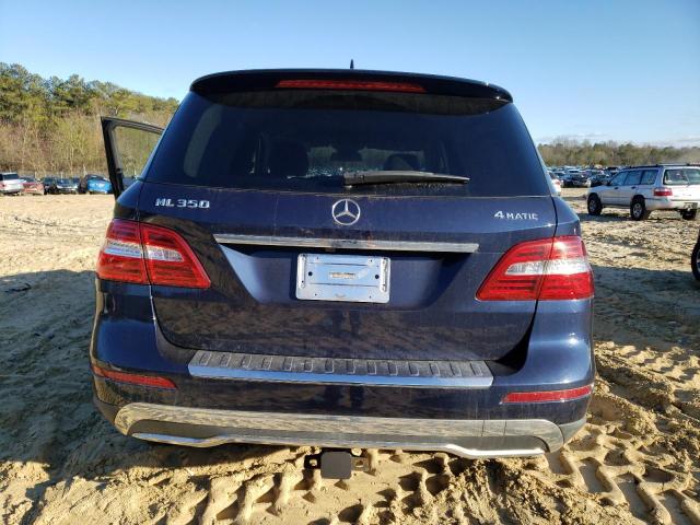 4JGDA5HB6DA118647 - 2013 MERCEDES-BENZ ML 350 4MATIC BLUE photo 6