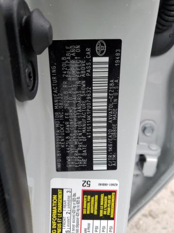 4T1G11AK1PU079632 - 2023 TOYOTA CAMRY SE NIGHT SHADE SILVER photo 12