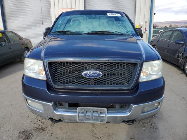 1FTRF14584NB63120 - 2004 FORD F150 BLUE photo 5