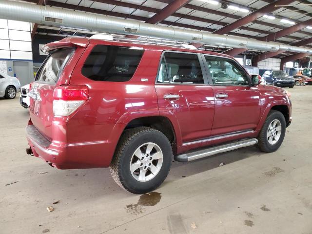 JTEBU5JR9B5050307 - 2011 TOYOTA 4RUNNER SR5 BURGUNDY photo 3