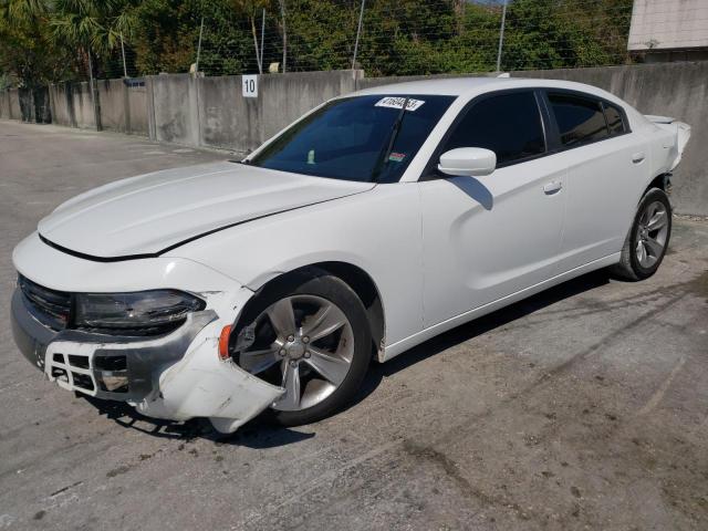 2C3CDXHGXGH281181 - 2016 DODGE CHARGER SXT WHITE photo 1