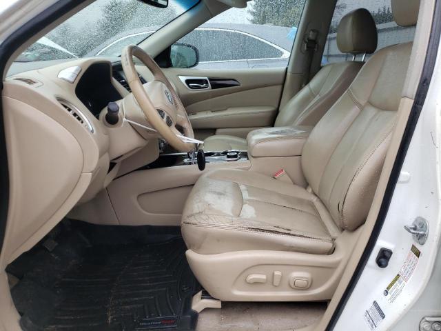 5N1AR2MM0EC617581 - 2014 NISSAN PATHFINDER S WHITE photo 7