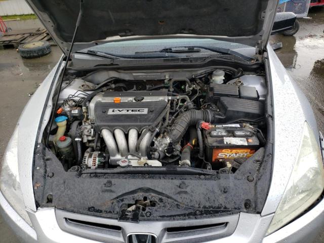 1HGCM56155A034470 - 2005 HONDA ACCORD LX DX SILVER photo 11