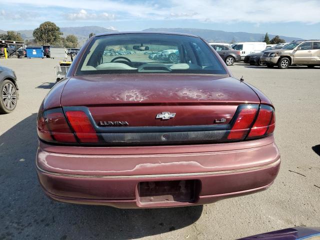 2G1WL52M1W9123246 - 1998 CHEVROLET LUMINA BASE BURGUNDY photo 6