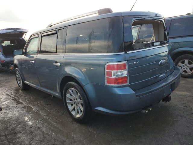 2FMGK5CC9ABA98792 - 2010 FORD FLEX SEL BLUE photo 2