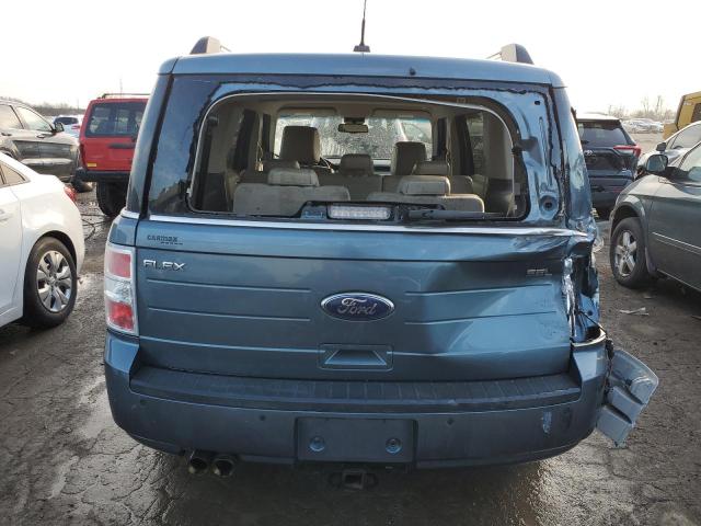 2FMGK5CC9ABA98792 - 2010 FORD FLEX SEL BLUE photo 6