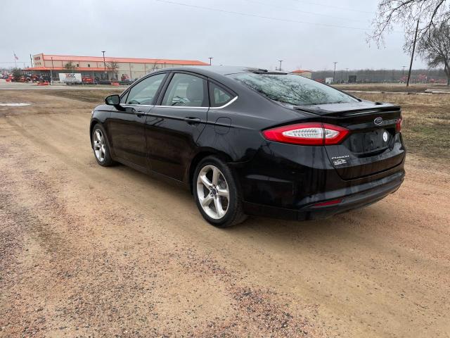 3FA6P0G73GR382758 - 2016 FORD FUSION S BLACK photo 3