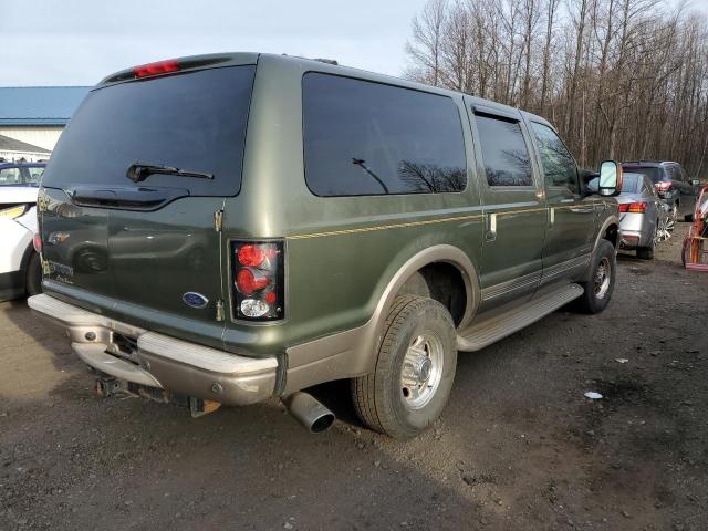 1FMSU45P64EB01932 - 2004 FORD EXCURSION EDDIE BAUER GREEN photo 3