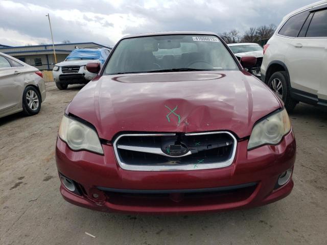 4S3BL626997225963 - 2009 SUBARU LEGACY 2.5I LIMITED RED photo 5