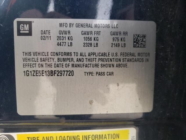 1G1ZE5E13BF297720 - 2011 CHEVROLET MALIBU LTZ 蓝色 照片 13