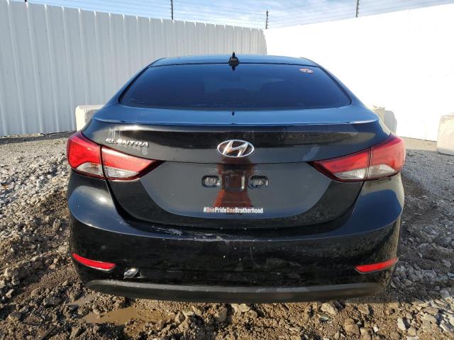 5NPDH4AE7GH755123 - 2016 HYUNDAI ELANTRA SE BLACK photo 6