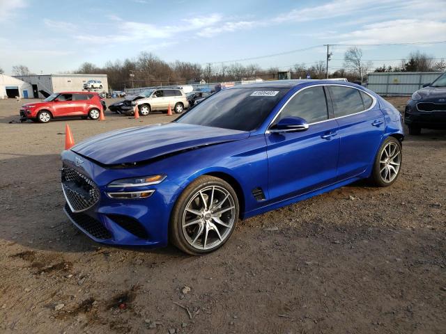 KMTG34TAXNU089644 - 2022 GENESIS G70 BASE BLUE photo 1