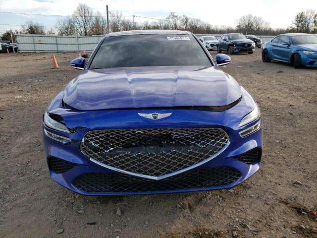 KMTG34TAXNU089644 - 2022 GENESIS G70 BASE BLUE photo 5