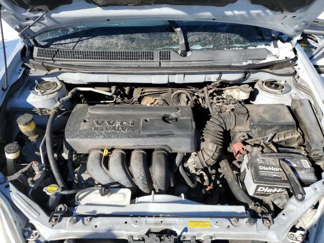 2T1KR32E47C672930 - 2007 TOYOTA COROLLA MA XR SILVER photo 12