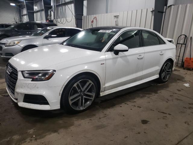 WAUJ8GFF9J1069070 - 2018 AUDI A3 PREMIUM PLUS WHITE photo 1