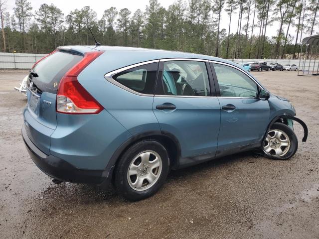 2HKRM4H33EH650663 - 2014 HONDA CR-V LX BLUE photo 3