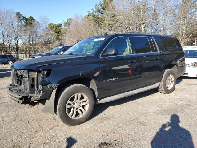 1GNSCJKC0FR151039 - 2015 CHEVROLET SUBURBAN C1500 LT BLACK photo 1