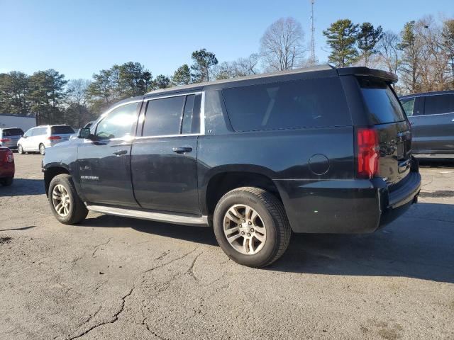 1GNSCJKC0FR151039 - 2015 CHEVROLET SUBURBAN C1500 LT BLACK photo 2