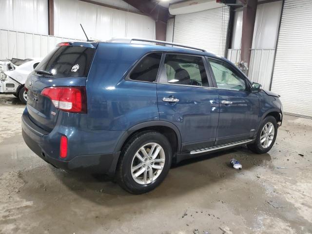 5XYKTCA67EG546039 - 2014 KIA SORENTO LX BLUE photo 3