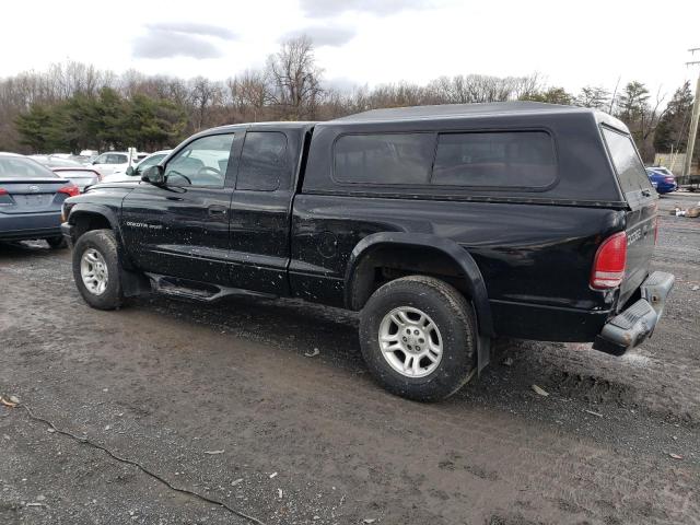 1B7GG32N92S644589 - 2002 DODGE DAKOTA SPORT BLACK photo 2