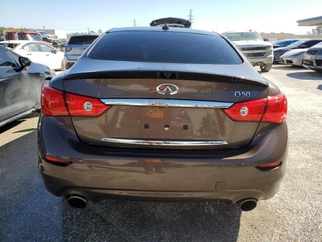 JN1EV7AP8HM732671 - 2017 INFINITI Q50 PREMIUM BROWN photo 6